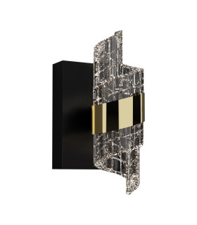Tonga Wall Lamp Black Gold 3000K Warm White-1