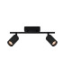 Tris Twin Ceiling Spotlight Black 2xGU10-1
