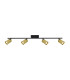 Tris Ceiling Spotlight Bar Black Brass 4xGU10-1