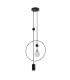 Trosti Pendant Ceiling Light Black 2xG9