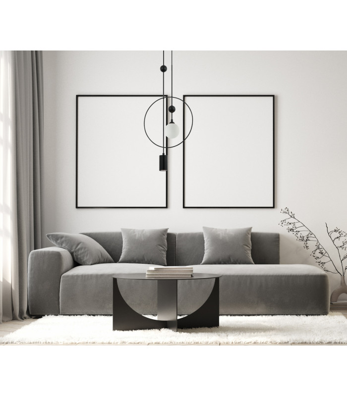 Trosti Pendant Ceiling Light Black 2xG9