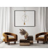 Trosti Pendant Ceiling Light Brass 2xG9