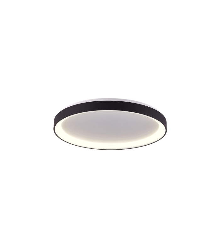 Vico 48cm LED Semi Flush Ceiling Light Black 3000/4000K-1