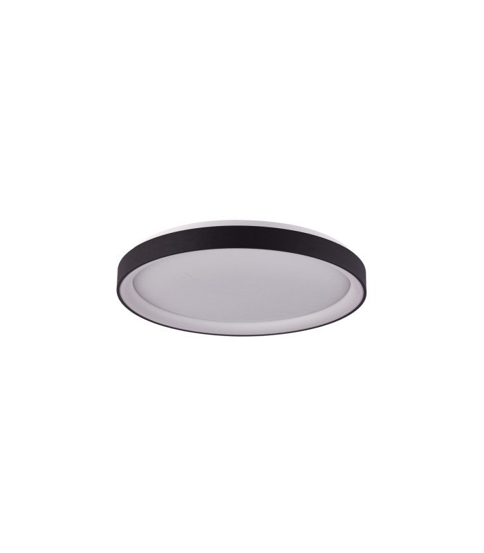 Vico 48cm LED Semi Flush Ceiling Light Black 3000/4000K-2