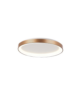 Vico 48cm LED Semi Flush Ceiling Light Gold 3000/4000K-1
