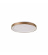 Vico 48cm LED Semi Flush Ceiling Light Gold 3000/4000K-2
