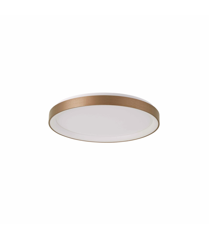 Vico 48cm LED Semi Flush Ceiling Light Gold 3000/4000K-2