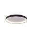 Vico 58cm LED Semi Flush Ceiling Light Black 3000/4000K-1