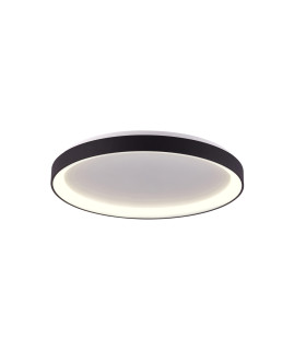 Vico 58cm LED Semi Flush Ceiling Light Black 3000/4000K-1