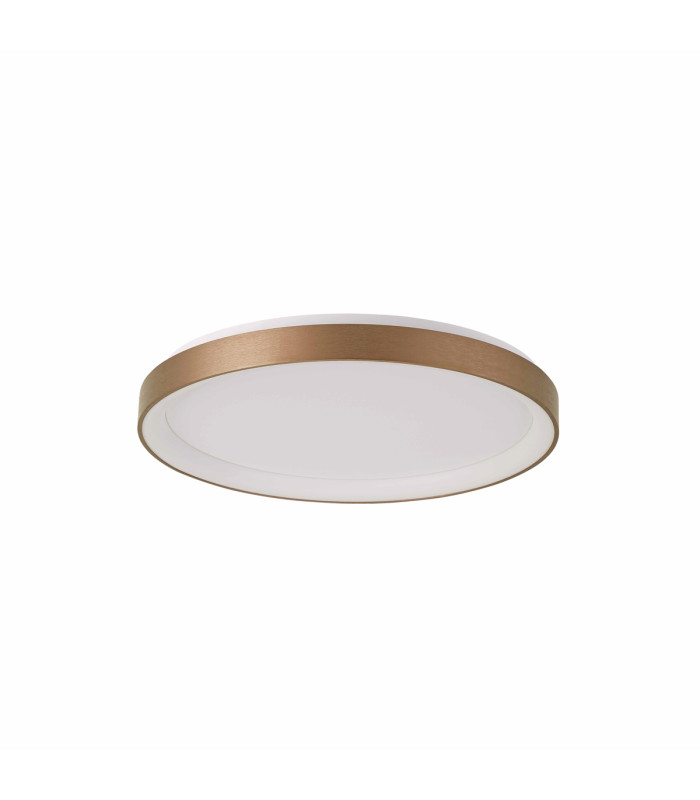 Vico 58cm LED Semi Flush Ceiling Light Gold 3000/4000K-2