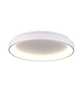 Vico 78cm LED Semi Flush Ceiling Light White 3000/4000K-1