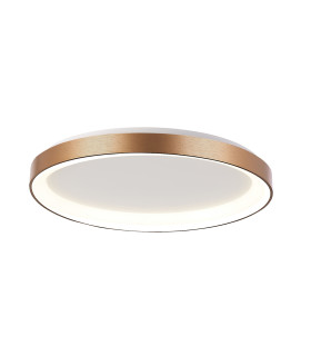 Vico 78cm LED Semi Flush Ceiling Light Gold 3000/4000K-1