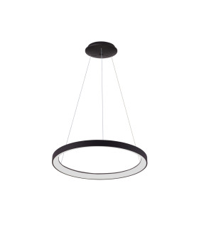 Vico 58cm LED Pendant Ceiling Light Black 3000/4000K-1
