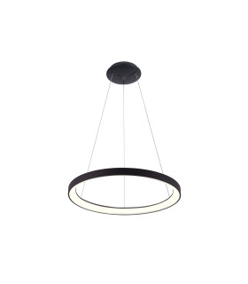 Vico 48cm LED Pendant Ceiling Light Black 3000/4000K-2