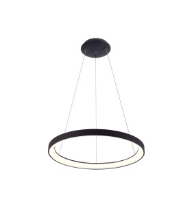 Vico 58cm LED Pendant Ceiling Light Black 3000/4000K-2