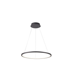 Vinola 40cm LED Pendant Ceiling Light Black 3000/4000K-2