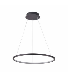 Vinola I 60cm LED Pendant Ceiling Light Black 3000/4000K-1