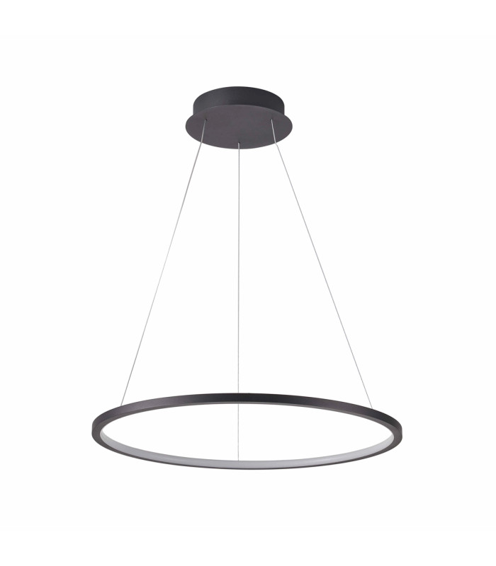 Vinola I 60cm LED Pendant Ceiling Light Black 3000/4000K-1