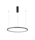 Vinola II 60cm LED Pendant Ceiling Light Black 3000/4000K-1