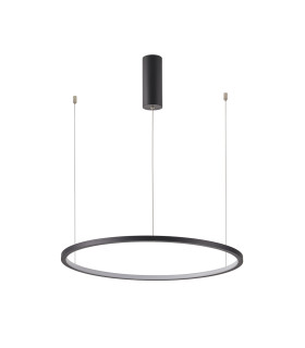 Vinola II 60cm LED Pendant Ceiling Light Black 3000/4000K-1