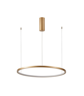 Vinola II 60cm LED Pendant Ceiling Light Gold 3000/4000K-1
