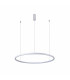 Vinola II 60cm LED Pendant Ceiling Light White 3000/4000K-1