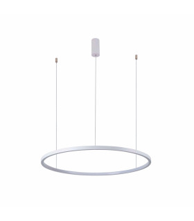 Vinola II 60cm LED Pendant Ceiling Light White 3000/4000K-1