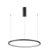 Vinola II 80cm LED Pendant Ceiling Light Black 3000/4000K-1