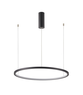 Vinola II 80cm LED Pendant Ceiling Light Black 3000/4000K-1