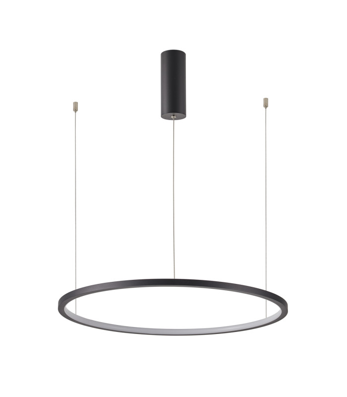 Vinola II 80cm LED Pendant Ceiling Light Black 3000/4000K-1