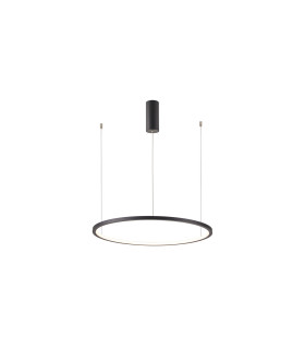 Vinola II 80cm LED Pendant Ceiling Light Black 3000/4000K-2