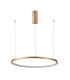 Vinola II 80cm LED Pendant Ceiling Light Gold 3000/4000K-1