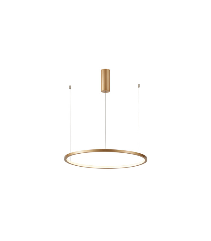 Vinola II 80cm LED Pendant Ceiling Light Gold 3000/4000K-2