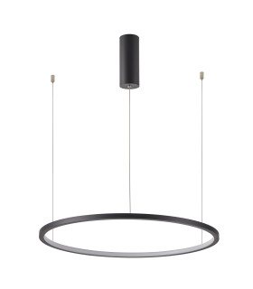 Vinola II 100cm LED Pendant Ceiling Light Black 3000/4000K-1