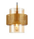 Vinoti Bar Pendant Ceiling Light Gold Amber 3xE27-2