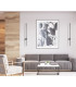 Vinto 80cm LED Wall Lamp Black 3000K Warm White-5