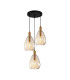 Zulo Cluster Pendant Ceiling Light Brass 3xE27-1