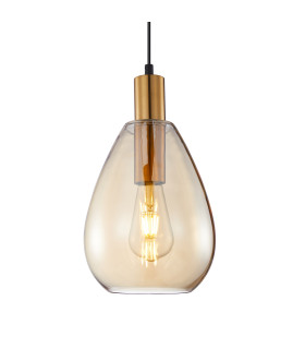 Zulo Cluster Pendant Ceiling Light Brass 3xE27-2
