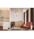 Zulo Cluster Pendant Ceiling Light Brass 3xE27-5