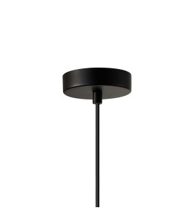 Zulo Teardrop Dome Pendant Ceiling Light Black-2