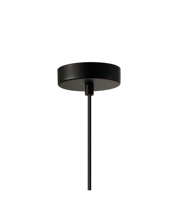 Zulo Teardrop Dome Pendant Ceiling Light Black-2