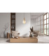 Zulo Teardrop Dome Pendant Ceiling Light Brass-5
