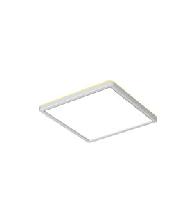Aleria 23cm Flush Ceiling Light White Front 2800/4000/6000K-1