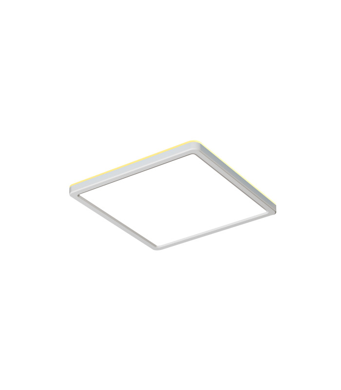 Aleria 23cm Flush Ceiling Light White Front 2800/4000/6000K-1