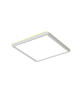 Aleria 30cm Flush Ceiling Light White Front 2800/4000/6000K-1