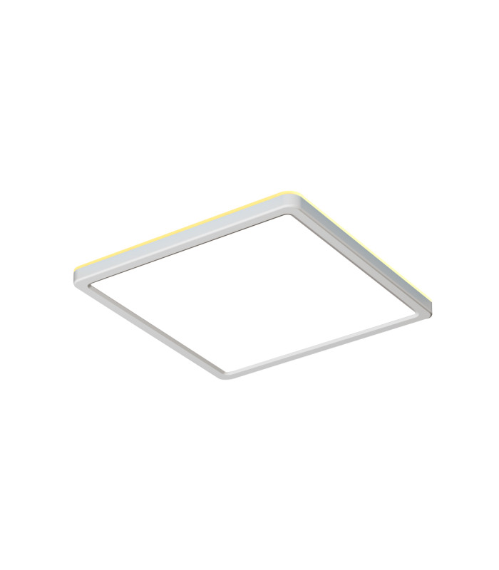 Aleria 30cm Flush Ceiling Light White Front 2800/4000/6000K-1