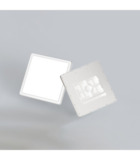 Aleria 30cm Flush Ceiling Light White Front 2800/4000/6000K-2