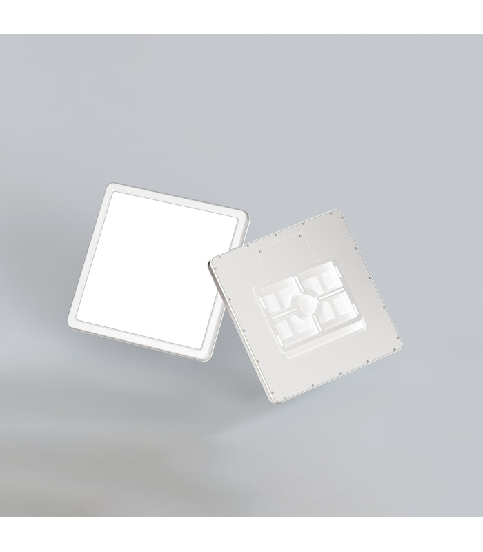 Aleria 30cm Flush Ceiling Light White Front 2800/4000/6000K-2
