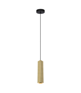 Ander Slim Pendant Ceiling Light Black Brass-1
