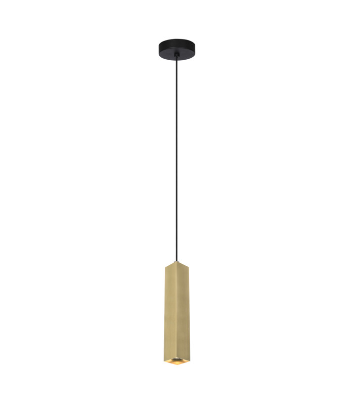 Ander Slim Pendant Ceiling Light Black Brass-1